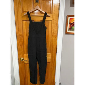 & Other Stories Black Sleeveless Jumpsuit Romper One Piece Minimalist Chic